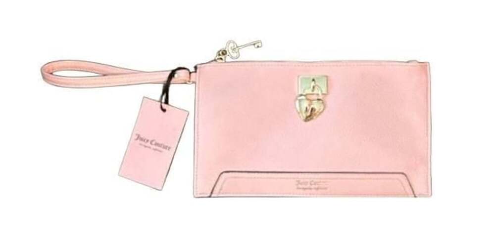 Juicy Couture Macaroon Under Lock & Key Wristlet Pink